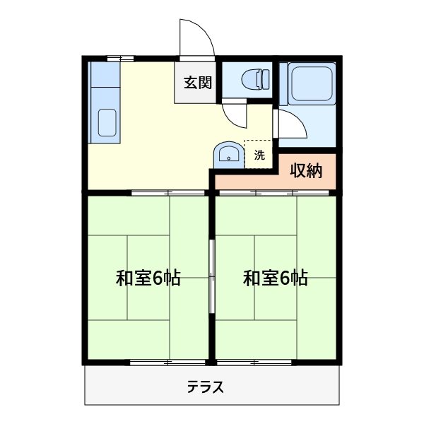 西田ハイツ 間取り図