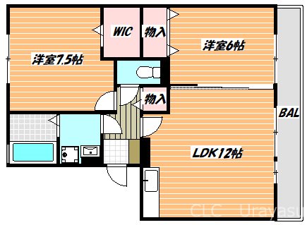 イン　クローバー 間取り図