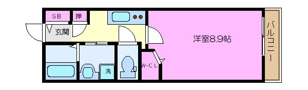 Ｌａ　Ｐｒｉｍａｖｅｒａ　Ｋａｗａｓａｋｉ 間取り