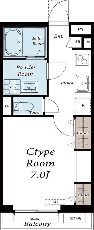 リブリ・井土ヶ谷 間取り