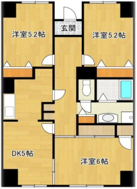 サンコート中里台パートⅠ 間取り