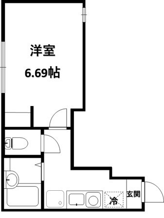 ワイズ横浜井土ヶ谷Sｔ 間取り