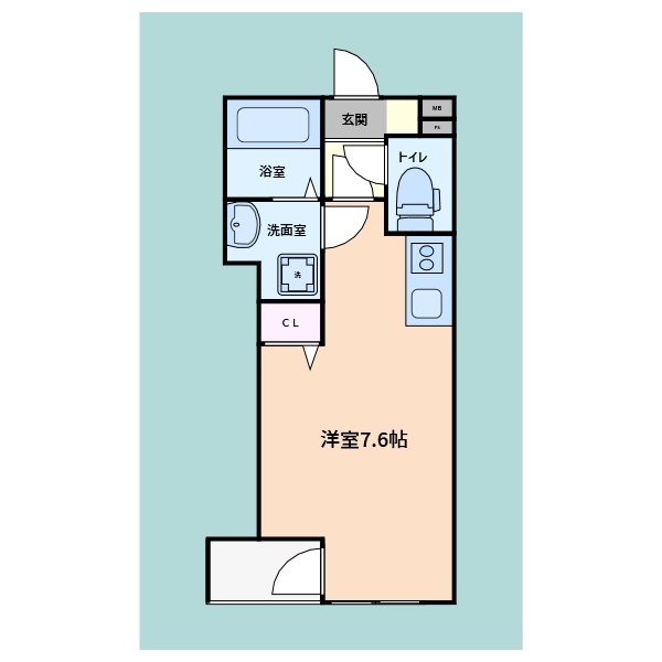 ライフモリ18号館 間取り