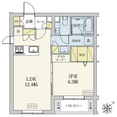 カスタリア旗の台 間取り
