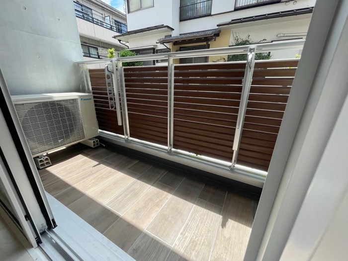 カスタリア旗の台 ベランダ