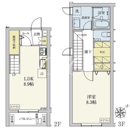 カスタリア旗の台 間取り