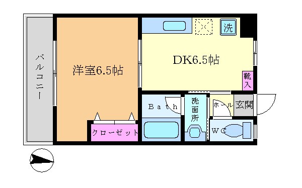 ゴールドベル新川崎 間取り