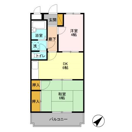 シャトーヤジマ 間取り