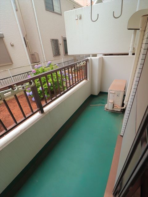 シャトーヤジマ ベランダ