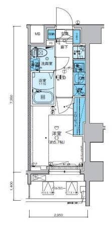 リヴシティ横濱新川町弐番館 間取り