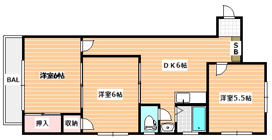 永井コーポラス  間取り図