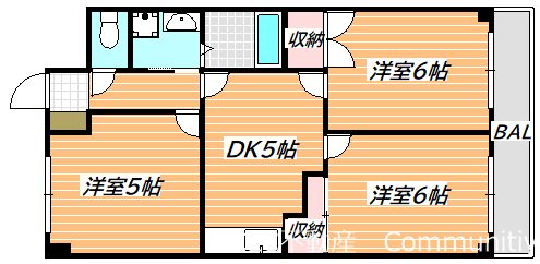 ナオパレス 間取り図