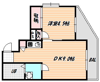 ヴィラコートⅡ 間取り図