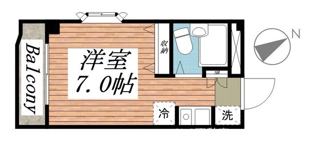 エステート富士見 間取り図