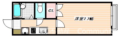 クレセールK 間取り図