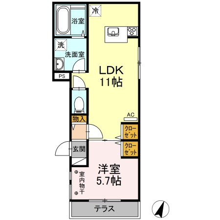 ロッシュマン　フリーゼ  間取り