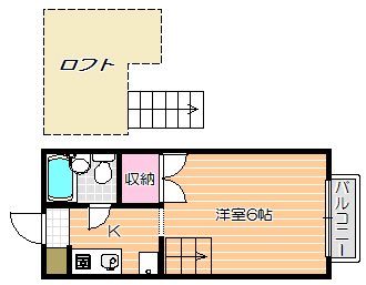 シャルムＮＳ 間取り図
