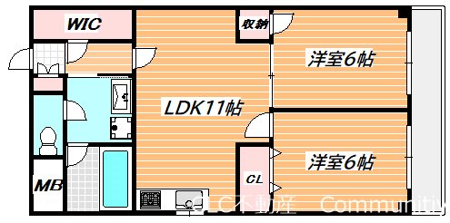 フロレセール 間取り図