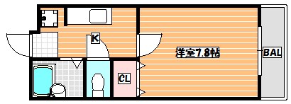 スタジオーネ弐番館 間取り