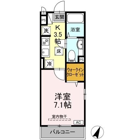 アンソレイユ港南台 間取り