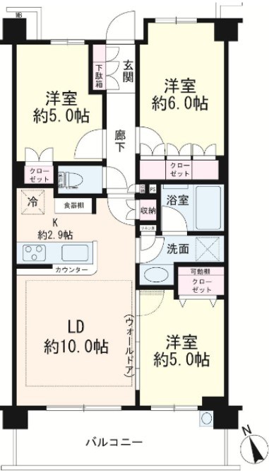 パレステージ上大岡シャインコート 間取り