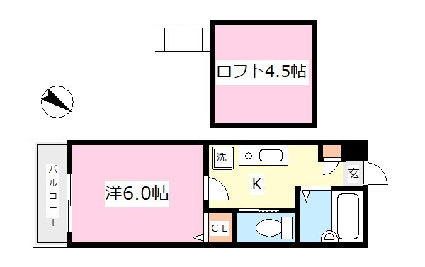 アザレ生麦Ａ棟 間取り