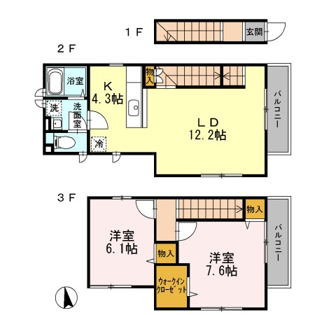大岡山ハウス 間取り