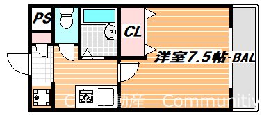 カーサ・コンフェスタ 間取り図