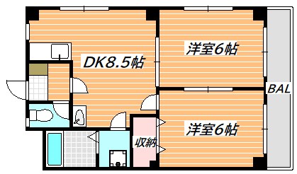メゾンマリーン 間取り