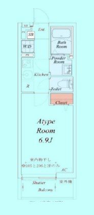 リブリ・ハイツ・樹 103号室 間取り