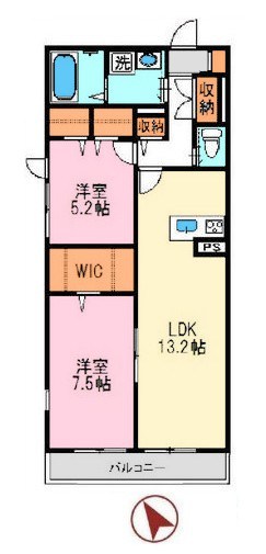 ＧＲＡＮＤＥＵＲ（グランドゥール） 間取り