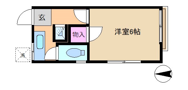 コーポ富士Ⅰ 間取り