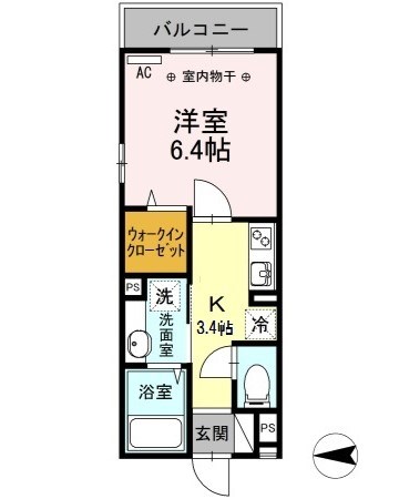 M.Oハイツ３１ 間取り