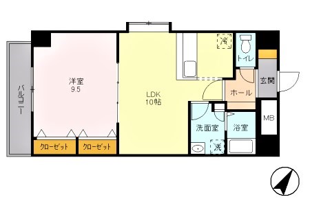 SOLARE横浜 間取り
