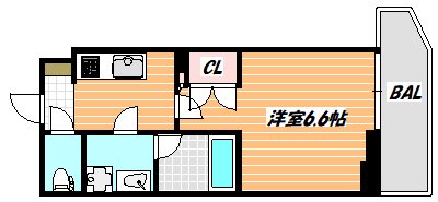 グランカーサ浦安 間取り図