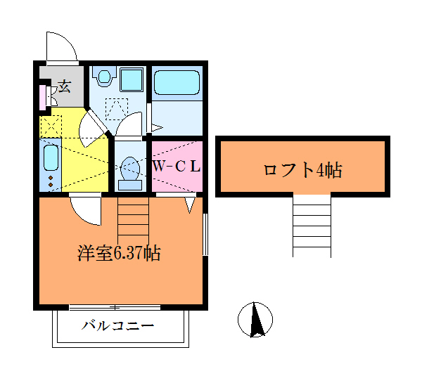ラヴィアンローズⅡ 間取り