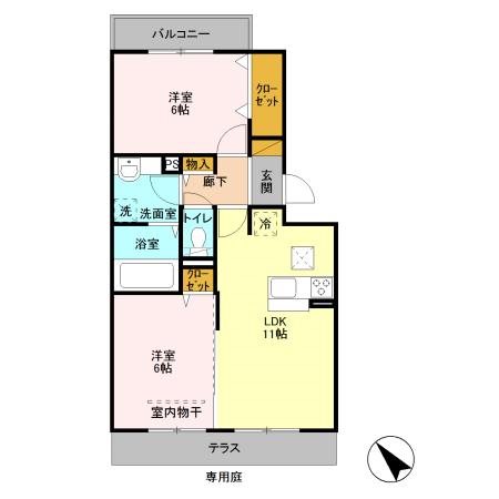 AlbaGrande(アルバグランデ)  間取り図