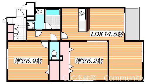 Theios son（テイオス　サン） 間取り図