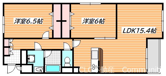 Theios son（テイオス　サン） 間取り図