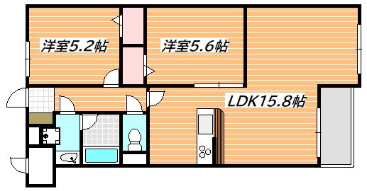 Theios son（テイオス　サン） 間取り図