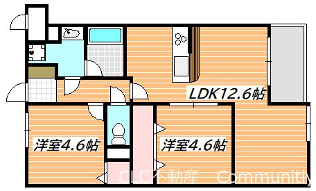 Theios son（テイオス　サン） 間取り図