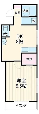 クレマチスの丘Ⅰ 204号室 間取り
