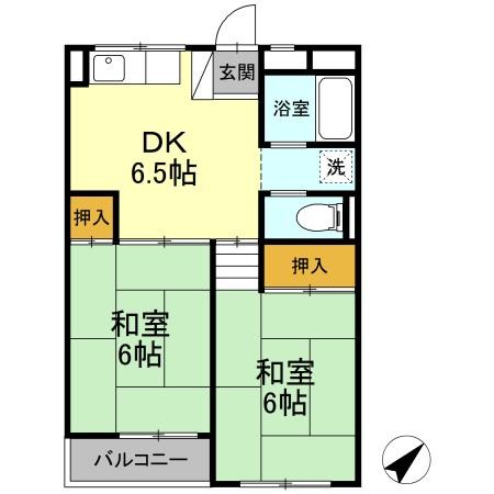グリーンハウスクスノキ 間取り