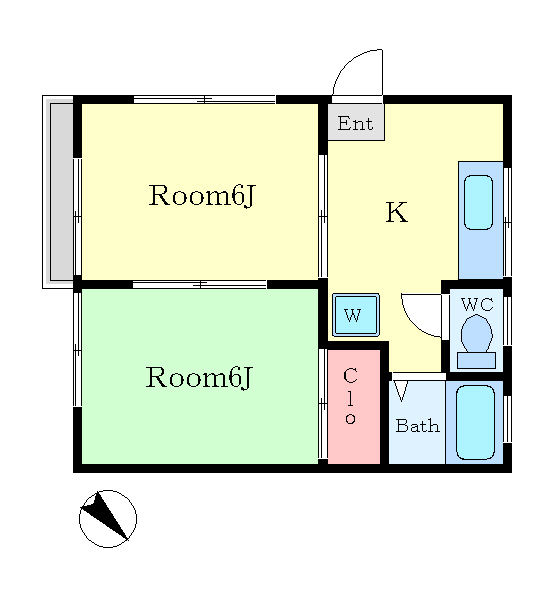 コーポブラッサム 間取り