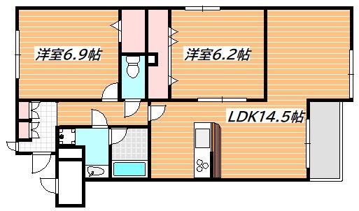 Theios filia（テイオス　フィリア） 間取り