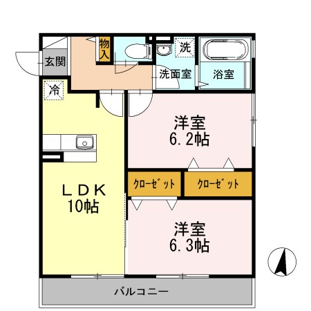ドルチェ伊勢町 間取り