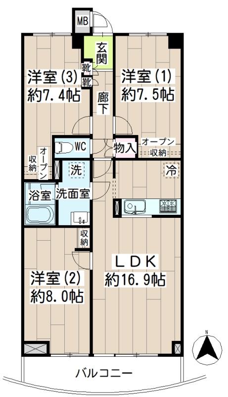 リブレスト川崎 間取り