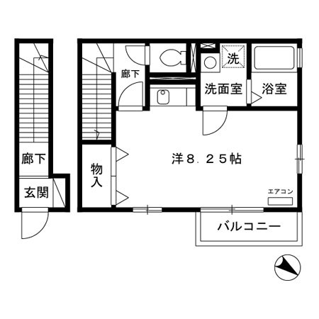 フォーレストⅠ 202号室 間取り