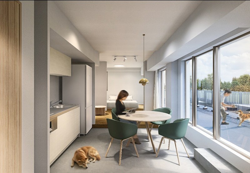 リーラ横浜川和町 リビング