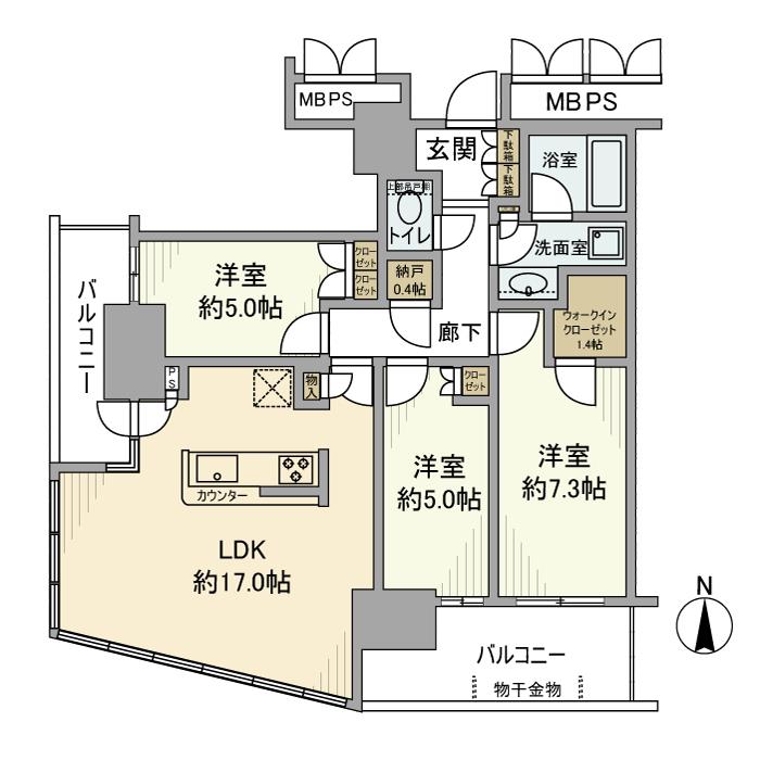 川崎ゲートタワー 間取り